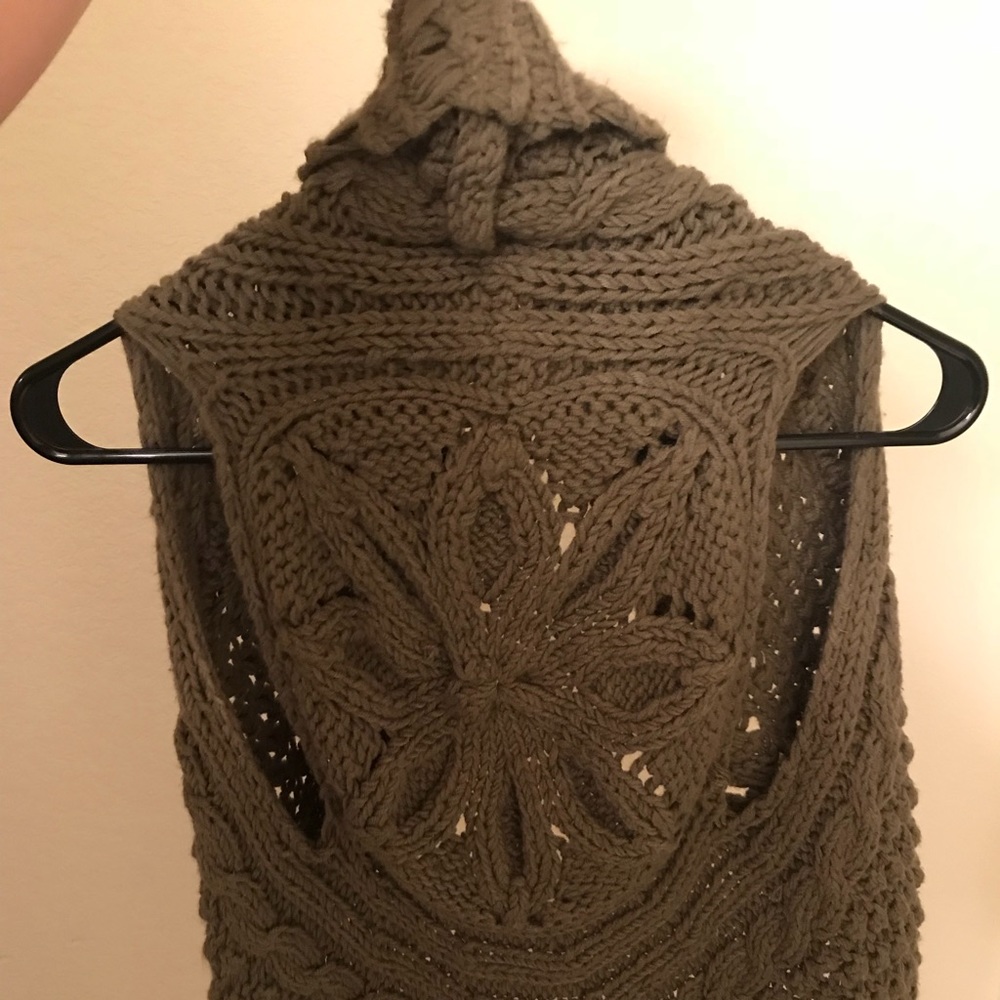 Crochet sweater vest